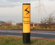 Danger Overhead Cables Flexmaster Cable Marker Posts