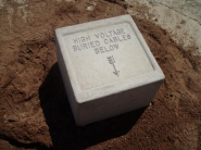 Concrete Cable Markers - High Voltage 