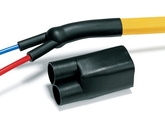 2 Core Cable Breakout Boots - Hellermann Tyton Heat Shrink 2 Core Boots 