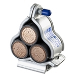 Alpha Cable Cleats Ellis Patents ALP-01-ANO - Trefoil Rail Cable Cleats 23.2-25.1mm