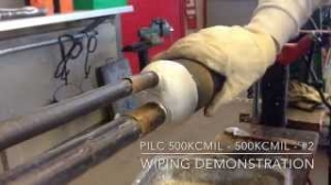 Cable Jointing Video - Lead Wiping PILC Cable 500 KCMIL