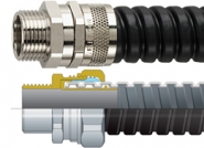 LFHU Flexicon Flexible Conduits - Galvanised Steel LFH Low Fire Hazard Conduit