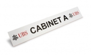 Silver Fox Cabinet Equipment Labels - Self-Adhesive
