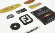 Silver Fox Dome Labels - Resin Self-Adhesive