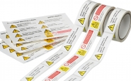 Silver Fox Solar Panel Warning Labels - Solar PV System