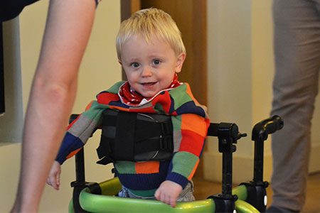 Ben's Nephew Noah In Walker