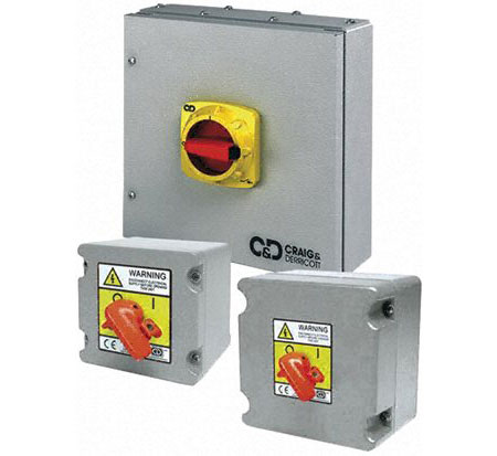 ATEX Zone 22 (Cat 3D) Hazardous Area Isolators - 25A 3P+2EB Aux 