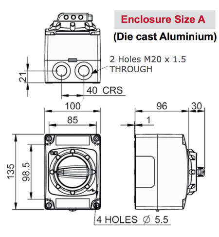 Craig & Derricott SDDG256EBZ22 ATEX Zone 22 Isolator