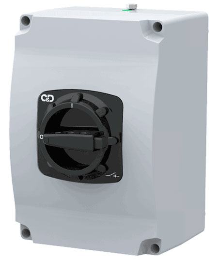 ATEX Zone 22 (Cat 3D) Hazardous Area Isolators - 32A 6P+2EB Aux SDDG326EBZ22