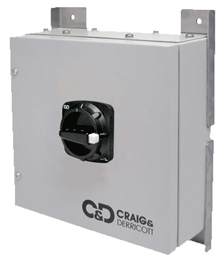 ATEX Zone 22 (Cat 3D) Hazardous Area Isolators - 63A 3P+2EB Aux SDMG633EBZ22