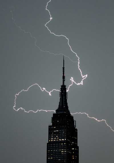 The Empire State Building. (Timothy A. Clary/AFP/Getty Images+