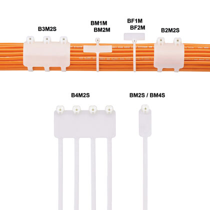 Panduit Dome-Top Barb Ty Marker & Flag Ties