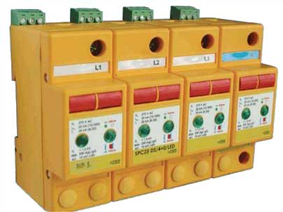 Kingsmill Surge Protection - SPC25 4 Pole Arrester