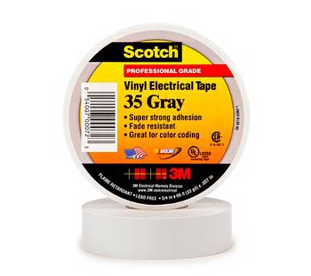 3M Scotch 35 Grey Vinyl Electrical Tape