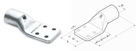 Cembre A4ESI 4 Hole Transformer Cable Lugs