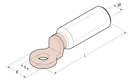 Cembre Bi-Metallic Connector Cable Lugs - CAA95-M12