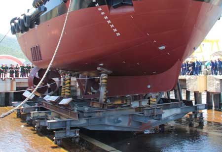 Syncrolift Ship Lifting