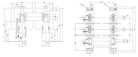 Three phases fuse base type BPS-01