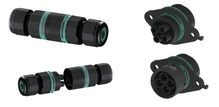 Hylec TEETUBE  IP68 Cable Connectors