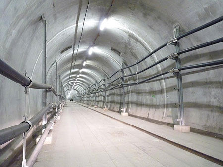 Ellis Patent Centaur Cable Saddle Used In A Tunnel