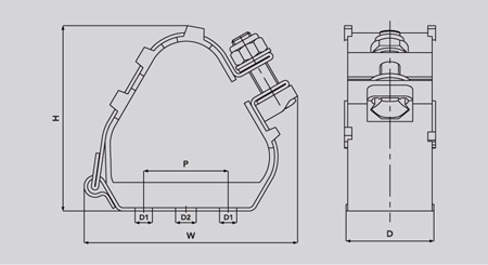 Ellis Patents Emperor Trefoil Cable Cleat