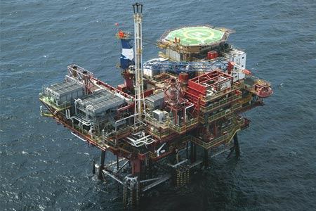Kinsale Head Gas Field Platform