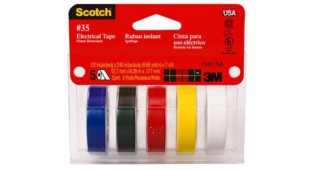 3M 10457 Professional Quality Electrical Tape
