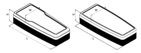 Rolec Handheld Enclosure Dimensions