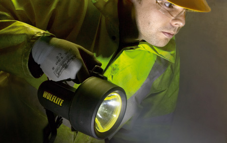 Wolflite H-251ALED Rechargeable Handlamp Application.