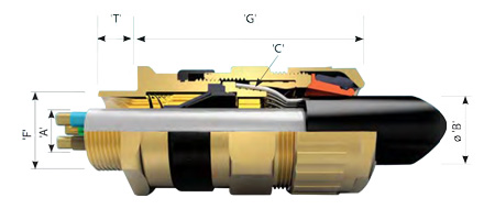 Hawke 501/453/Universal Cable Gland