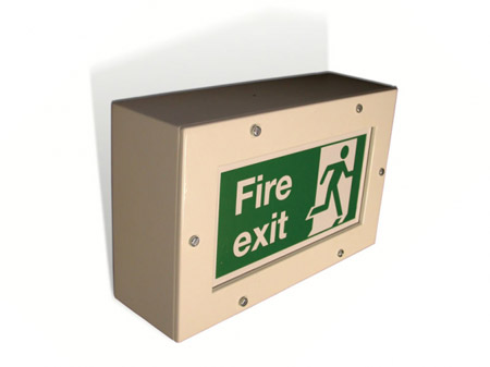 Hadar HDL 108 Ex emb Bulkhead Fire Exit Lighting