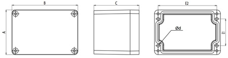 Marechal MXBJ Hazardous Area Junction Box Dimensions