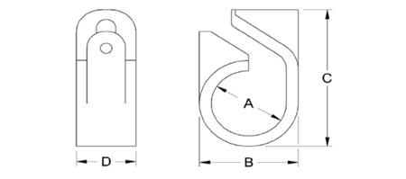 Prysmian Bicon Cable Cleats - Telcleat