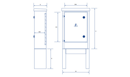 Lucy Zodion Single Door Fortress Feeder Pillars