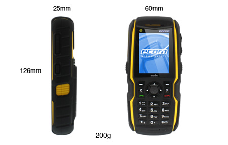 Ecom Ex-Handy 07 Dimensions