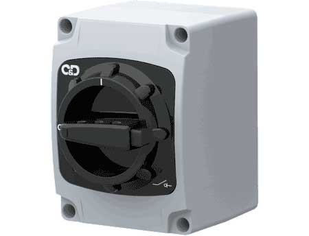ATEX Zone 22 (Cat 3D) Hazardous Area Isolators - 25A 3P+2EB Aux SDDG253EBZ22
