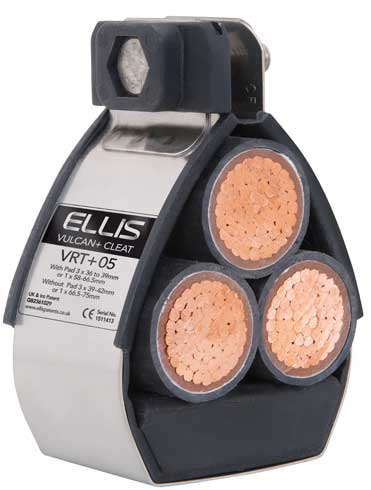 Ellis Patents VRT+12 Vulcan Trefoil Cable Cleat