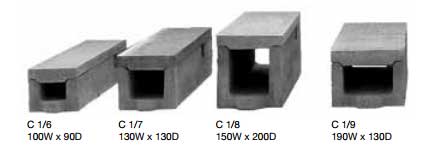 Concrete Cable Trough C.1.8
