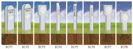 Concrete Marker Posts
