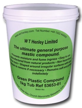 WT Henley 53653-02 Yellow Plastic Compound (1kg Tub)
