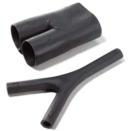 Hellermann Tyton Transition Heat Shrink Boots, 1 to 2 Cables (2 Way)