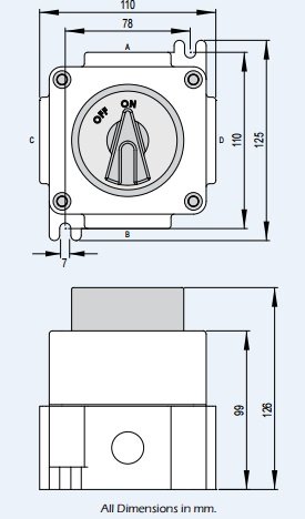 GRP Control Station with Position & Control Switch - Walsall LCP147