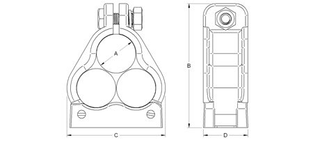 Prysmian Libra 376AC Cable Cleats