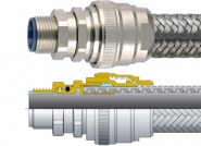 LTPBRD Flexicon Flexible Conduits Galvanised Steel, Rubber Coated, SS316 Overbraid Conduit