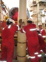 T&D Supply Band-It Titanium Strapping for Offshore Cable & Pipe Protection 