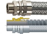 FUSSB Flexicon Flexible Conduits - Galvanised Steel Stainless Steel Overbraid Flexible Conduit